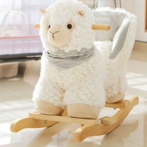 Carestino Fluffy Alpaca Rocker – Soft Nordic Ride