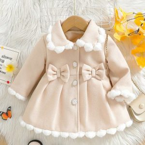 Rosalie Bow Winter Princess Coat